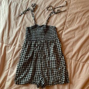 UO Gingham Romper